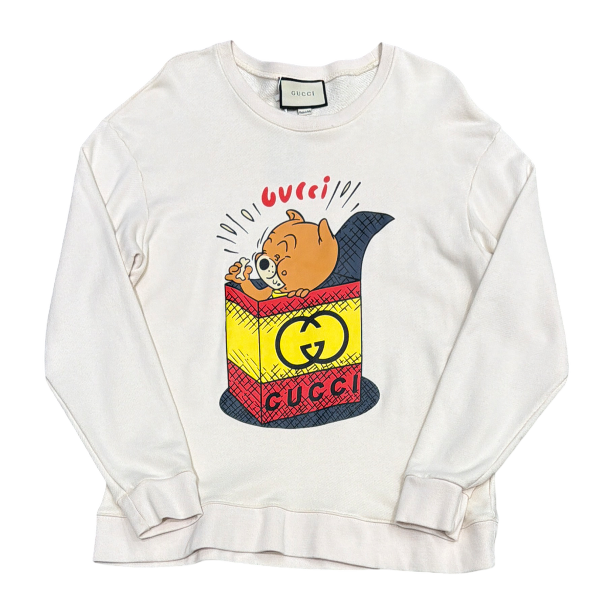 Gucci Graphic Cream Sweatshirt