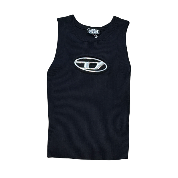 Diesel Sleeveless Black Top