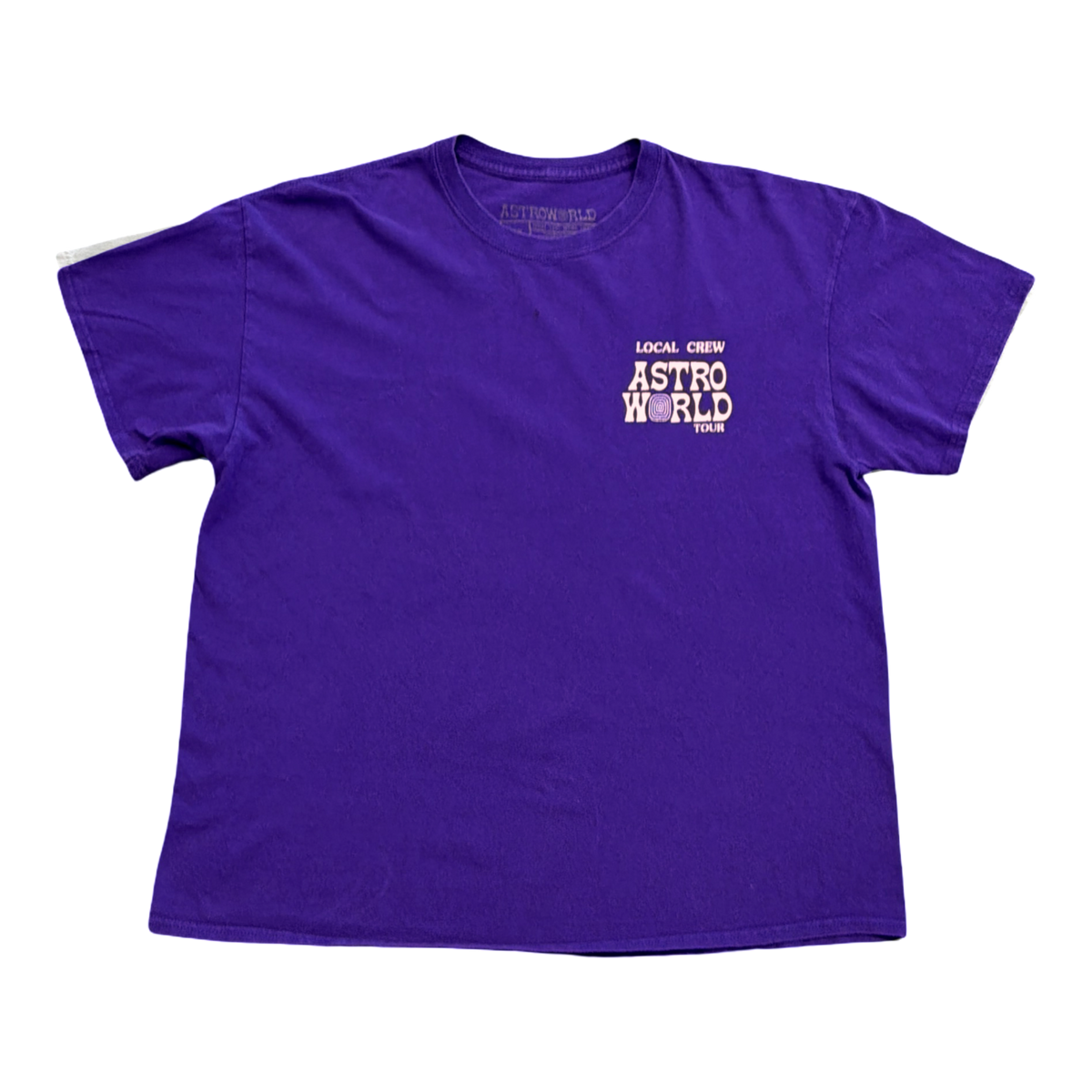 Travis Scott Astroworld Tour Purple Local Crew T-Shirt