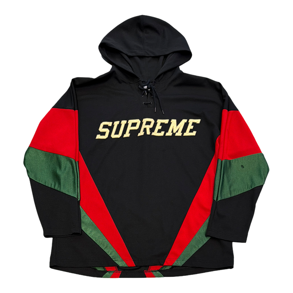 Supreme Hooded Hockey Jersey Black