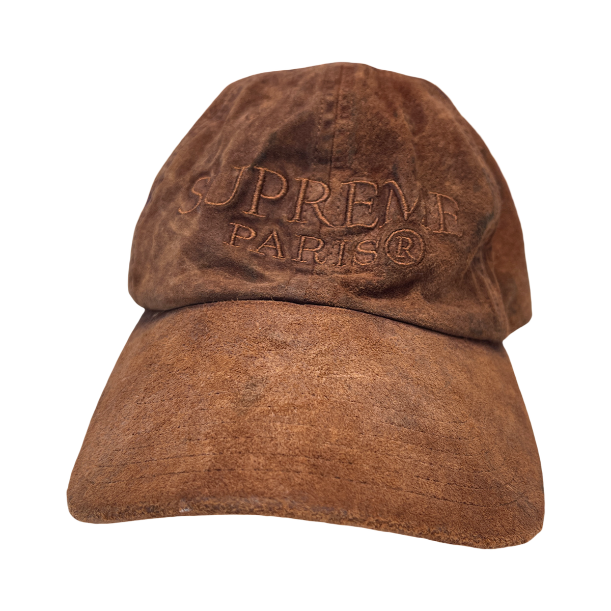 Supreme Suede 6-Panel Hat Brown