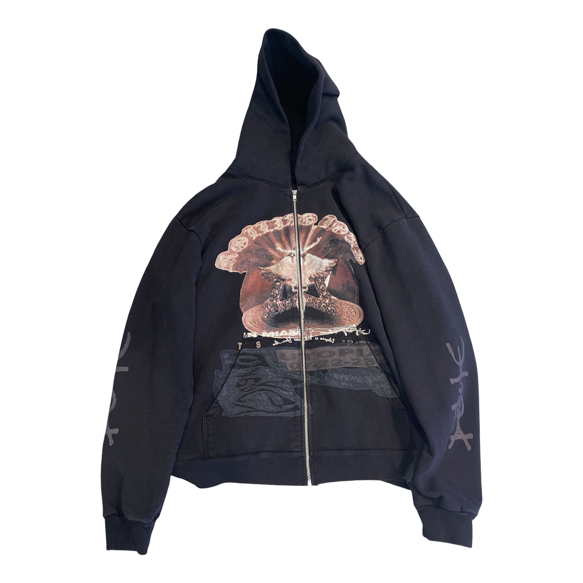 Travis Scott Rolling Loud 2023 Miami Tour Zip-Up Hoodie