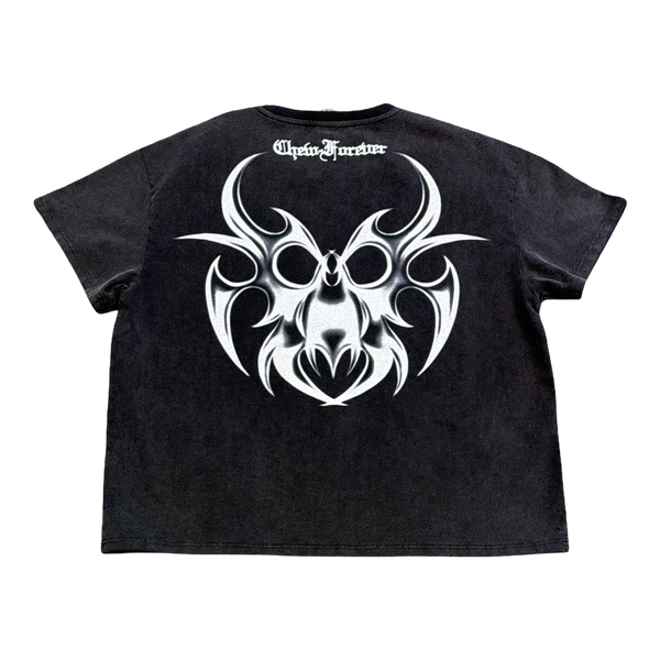 Chew Forever Lion Spray Tee Black