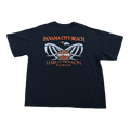 Harley Davidson Panama Beach Florida Black Tee