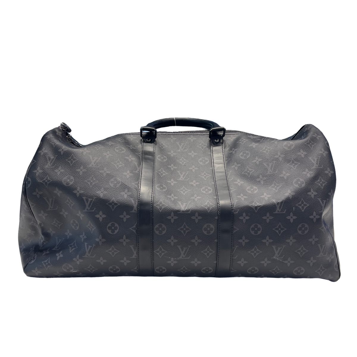 Louis Vuitton Keepall Bandouliere Monogram Eclipse 55 Black/Grey