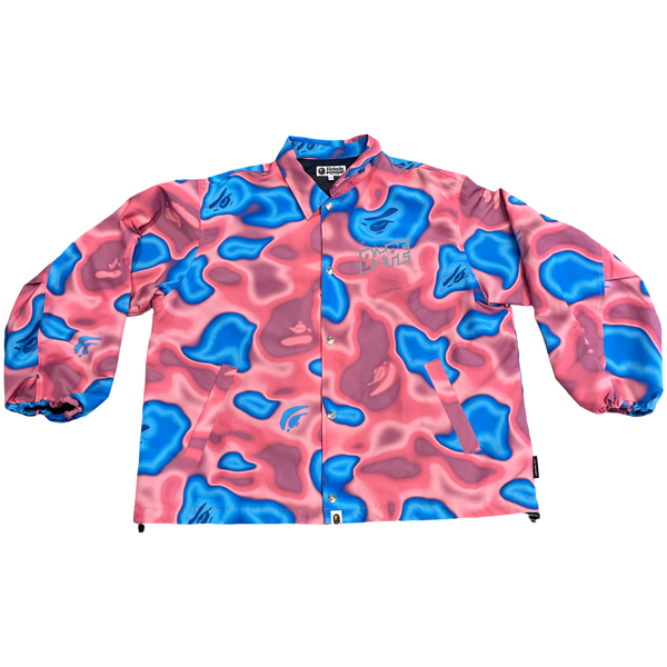 Bape Liquid Camo BapeSta Coach Jacket