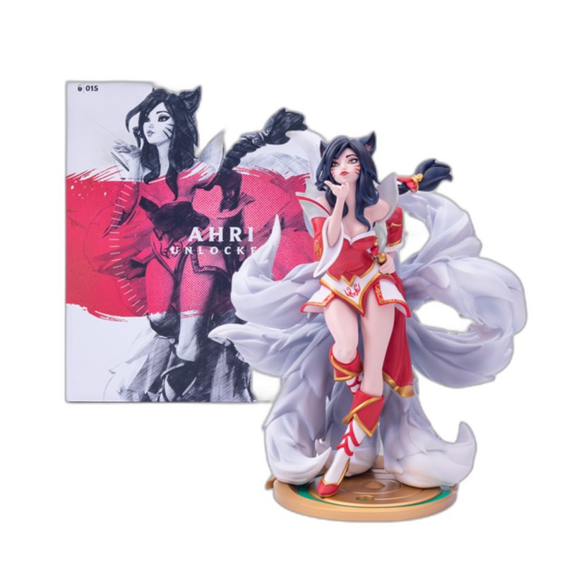 League of Legends Ahri Unlocked Nine Tailed Fox STATUE 015