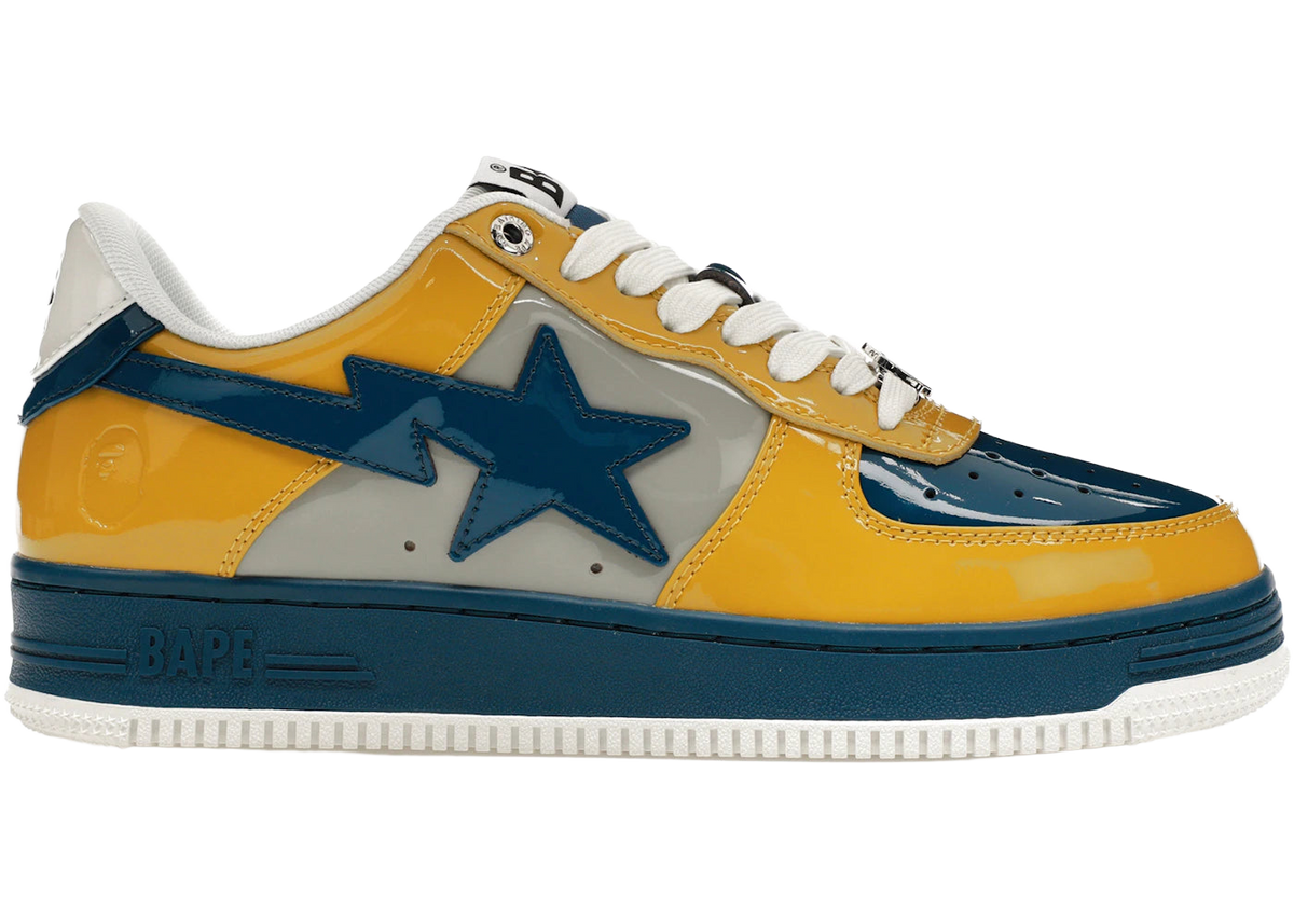 A Bathing Ape Bape Sta Nostalgic Blue Yellow