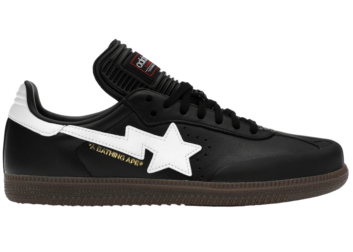 adidas Samba Bape Black White Gum - Stylish and Iconic Sneakers