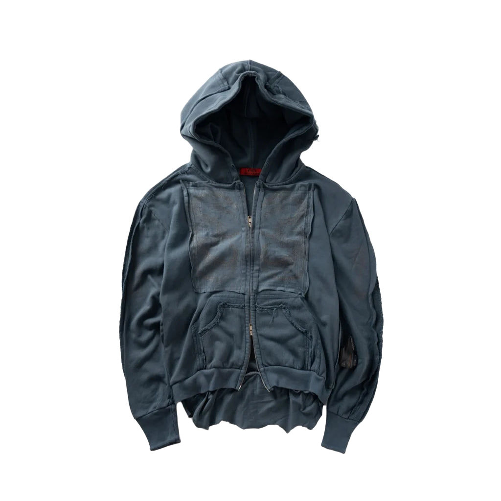Bacykism BCK 88 DRAGON NAVY WASHED HOODIE