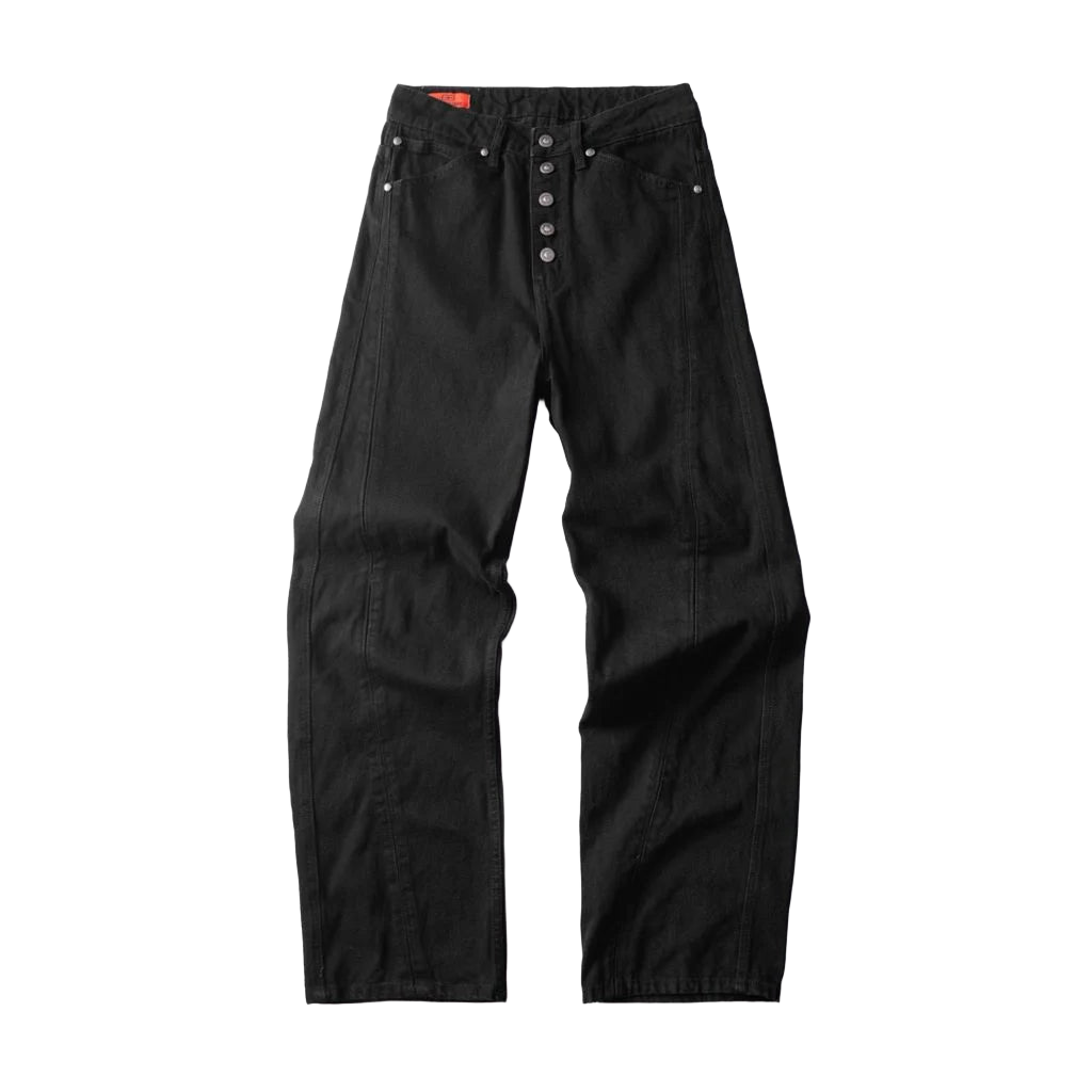 Bacykism BCK BLACK BAGGY JEANS