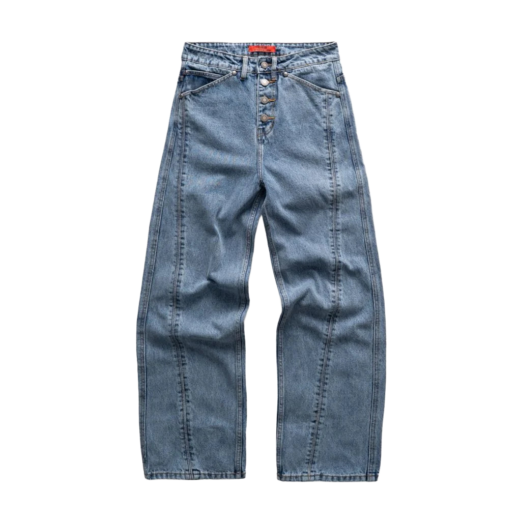 Bacykism BLUE BAGGY JEANS