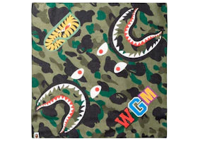 BAPE Shark Bandana Green