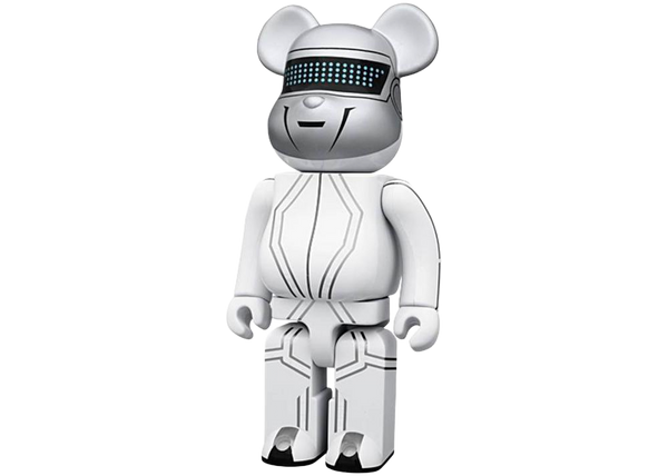 Bearbrick Daft Punk Tron Legacy Ver. 2 Pack 400% Silver