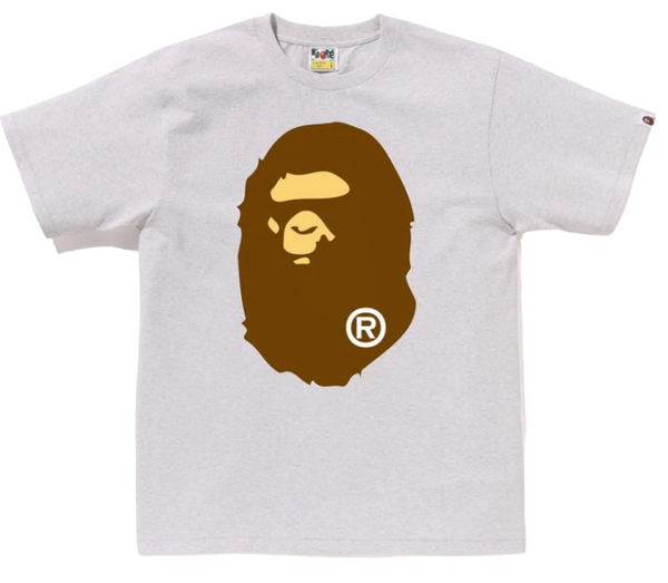 Big Ape Head Tee Grey