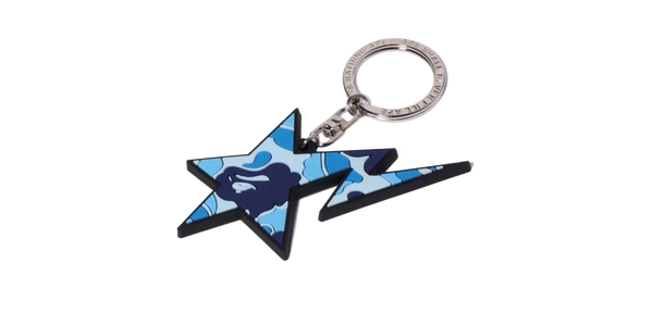 ABC Blue Camo Sta Keychain