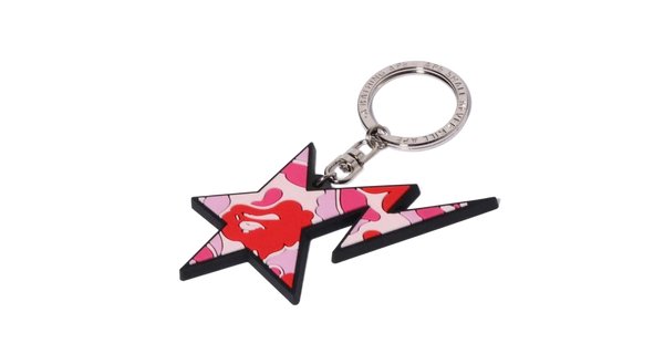 ABC Pink Camo Sta Keychain