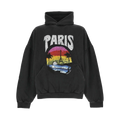 Balenciaga Paris Tropical Hoodie Black