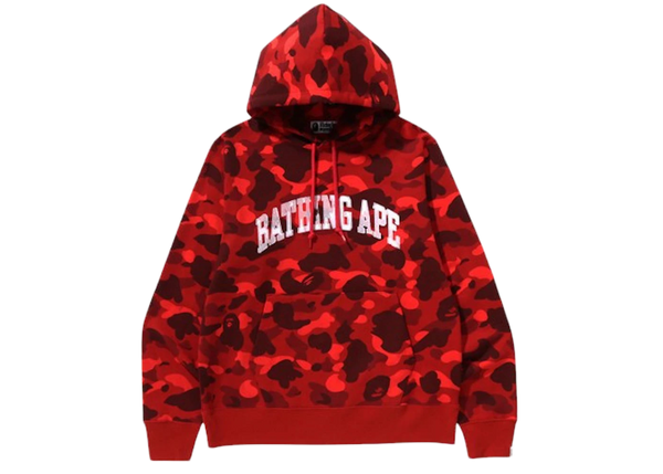 BAPE Color Camo Pullover Hoodie (SS25) Red