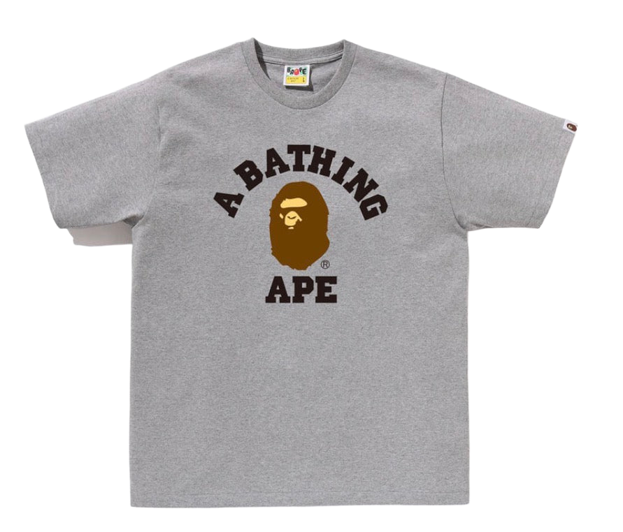 Bape Grey College Tee
