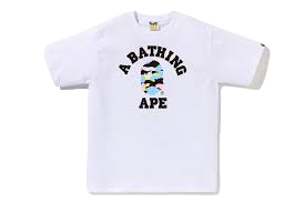 Bape Multi Camo College Tee