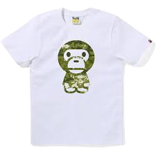Bape Multi Pixel Camo Big Baby Milo Tee Ladies