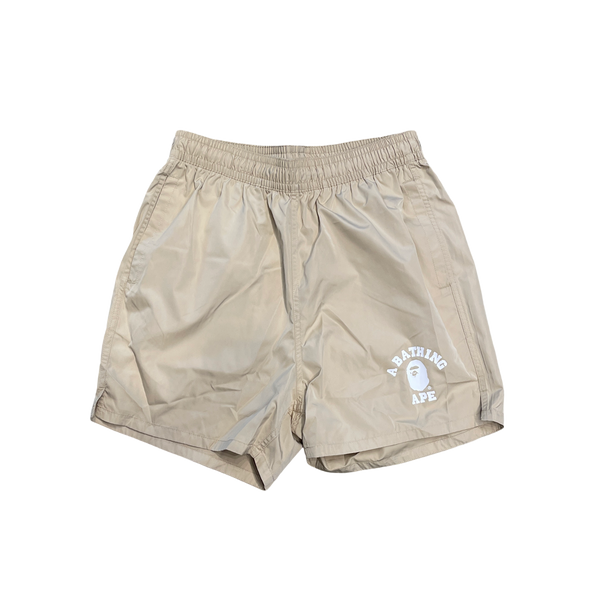 Bape Tan College Beach Shorts