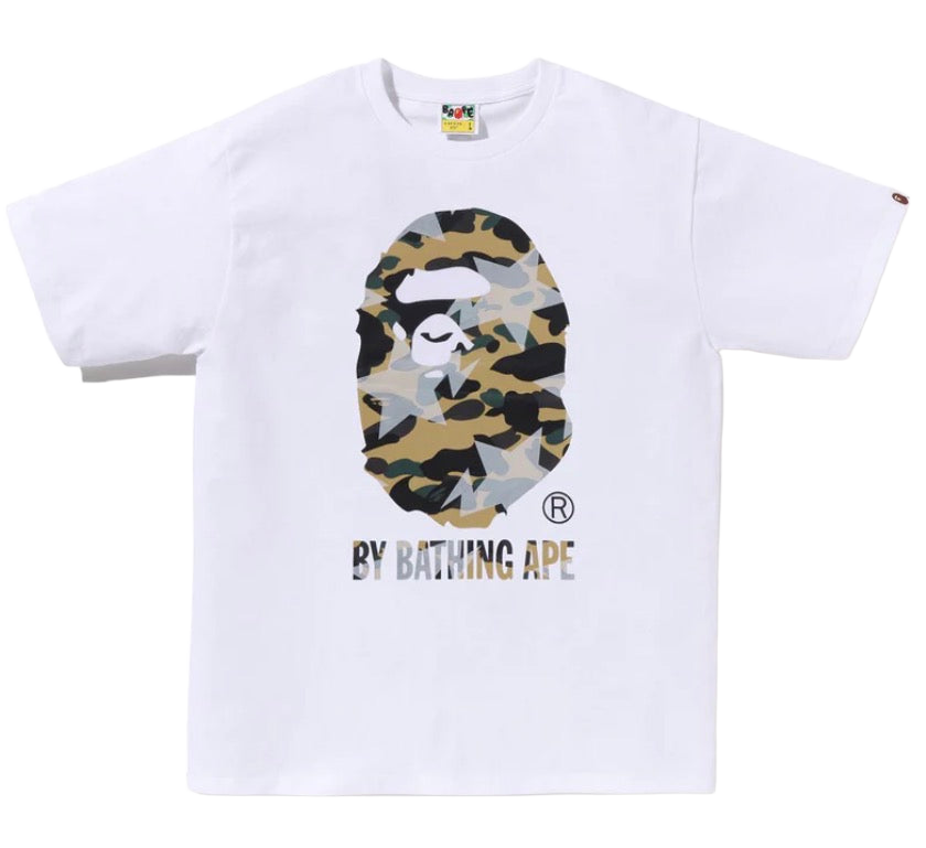 Bape White Sta Overprint 1st Camo