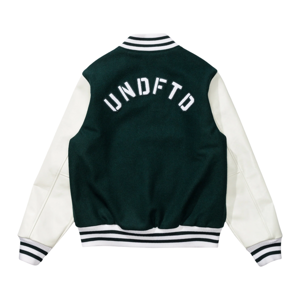 BAPE x Undefeated Varisty Jacket Green/White