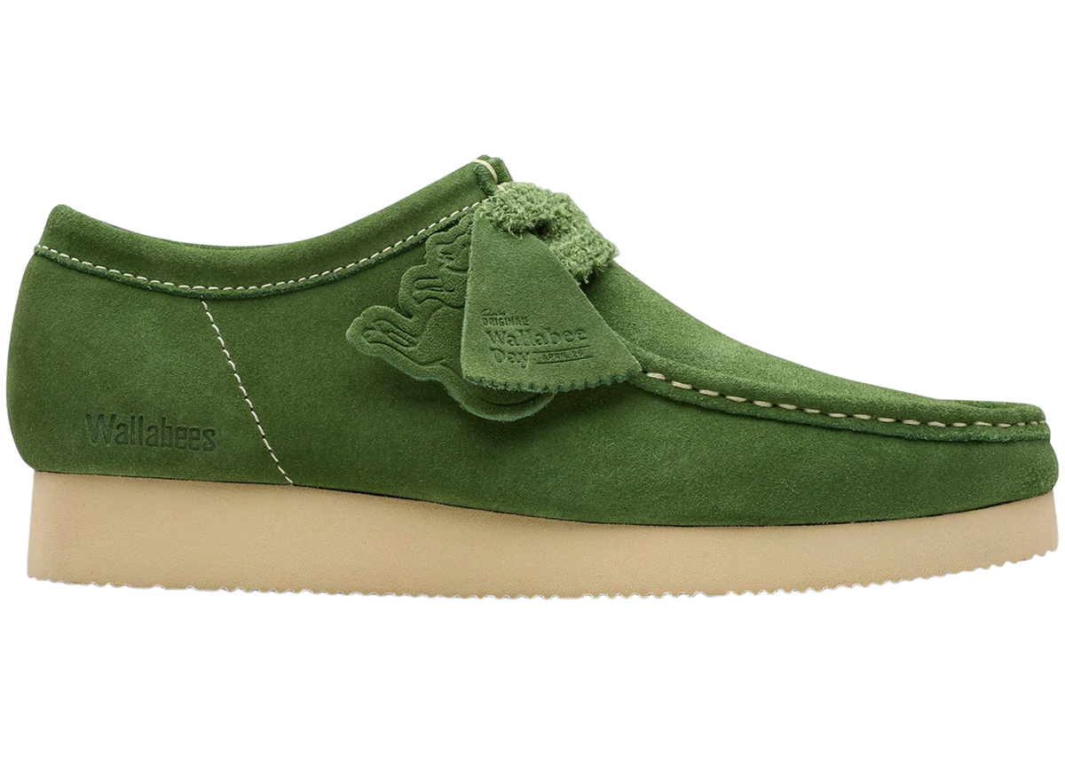 Clarks Originals Wallabee Wallabee Day 2604 Green Suede