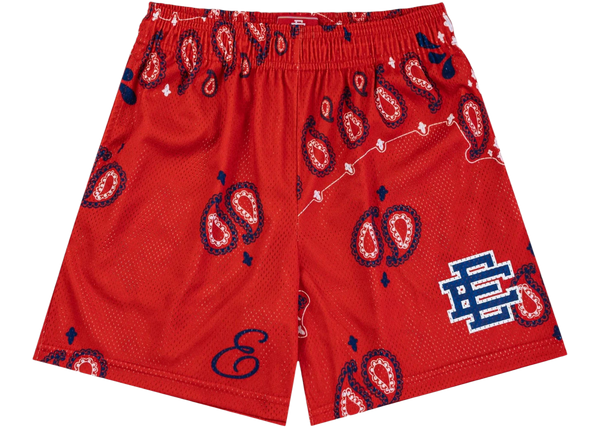 Eric Emanuel EE Basic Short Red Paisley/Blue