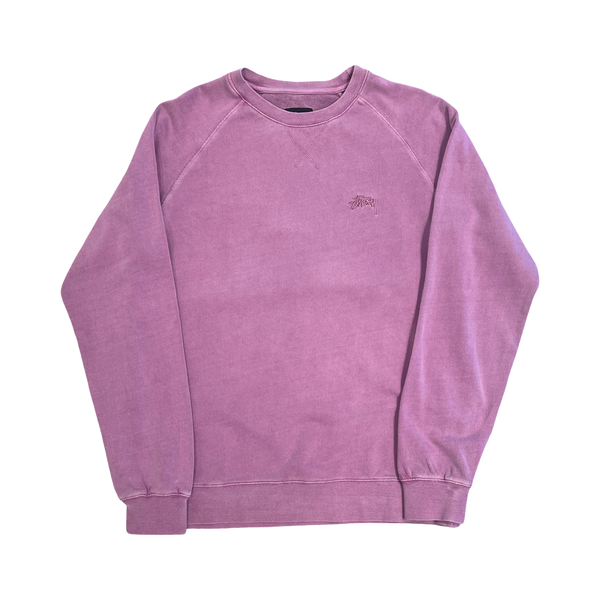 Faded Purple Stussy Crewneck