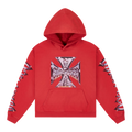 Godspeed Chrome MOTTO Hoodie Red Wash