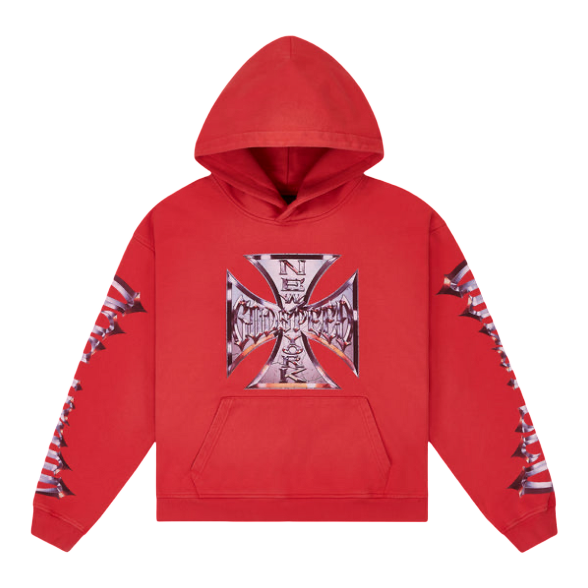 Godspeed Chrome MOTTO Hoodie Red Wash