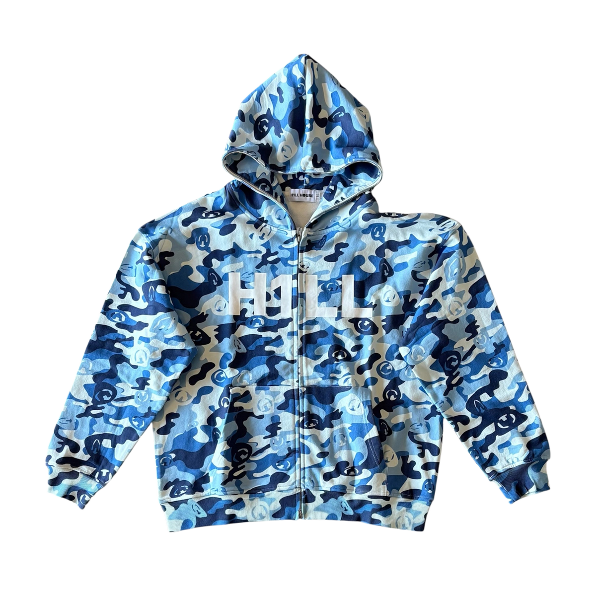 H1LL BLUE CAMO HOODIE