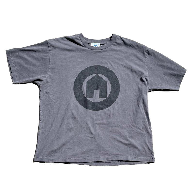 H1LL HOUSE Vintage Grey Emblem Tee
