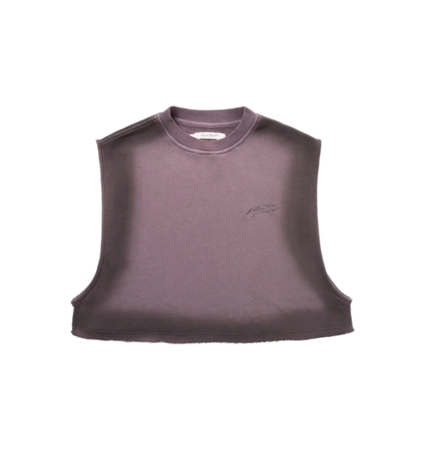 HTG Cropped Spray Muscle Top