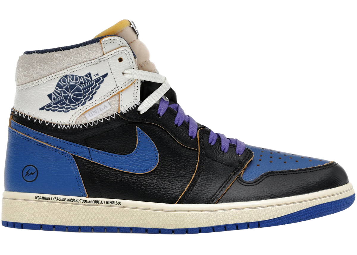 Jordan 1 Retro High OG SP Fragment x Union LA Sport Royal