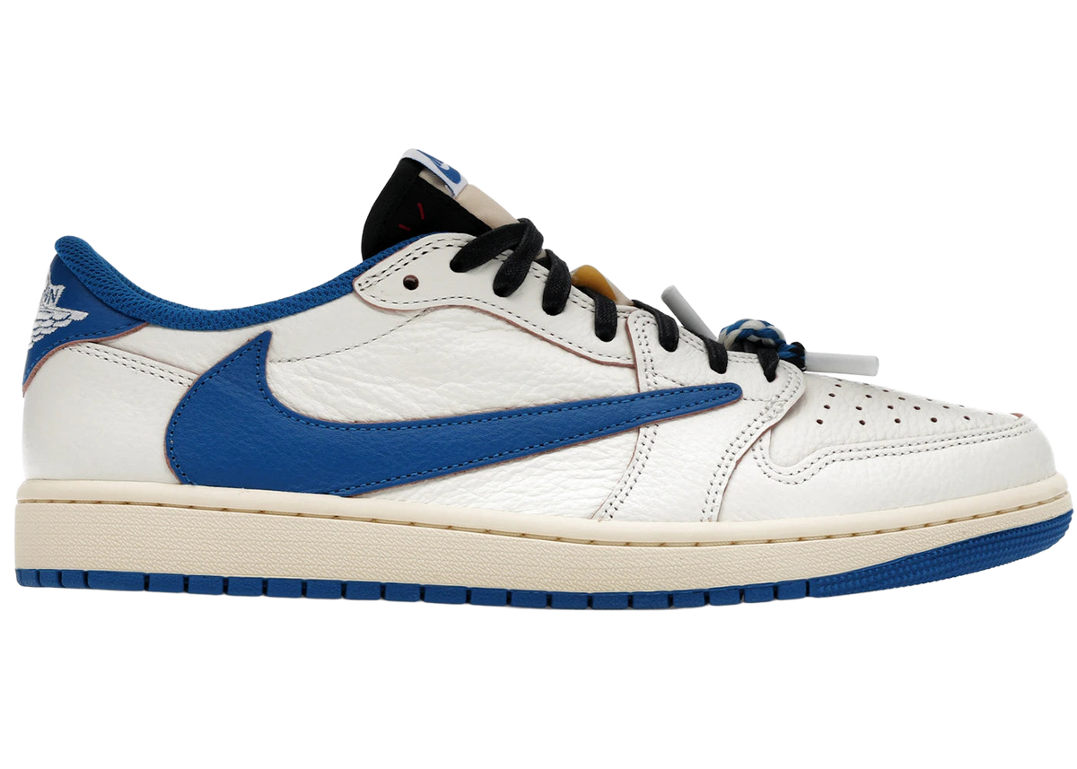 Jordan 1 Retro Low OG SP Fragment x Travis Scott Sail Military Blue