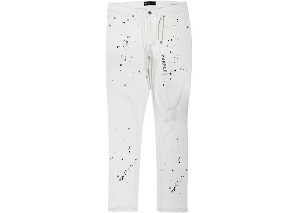 Purple Brand Purple Brand Paint Blowout Denim Pants White