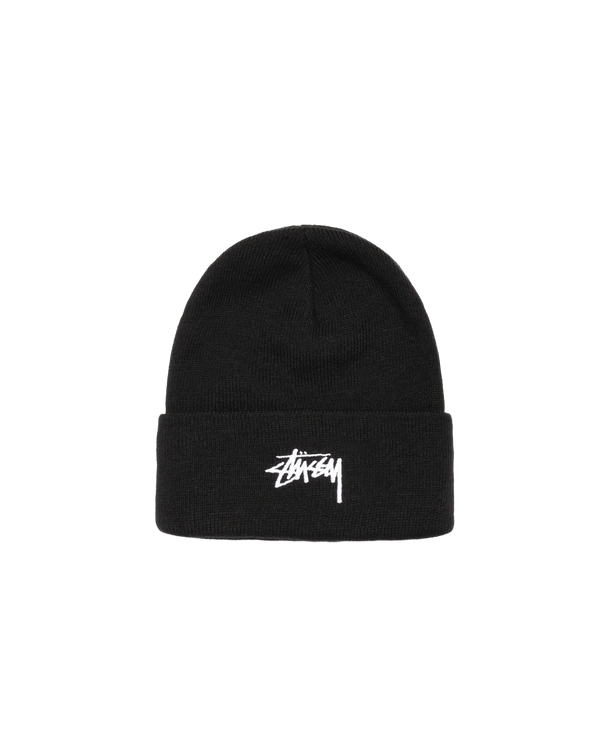 Stussy Cuff Stock Beanie Black