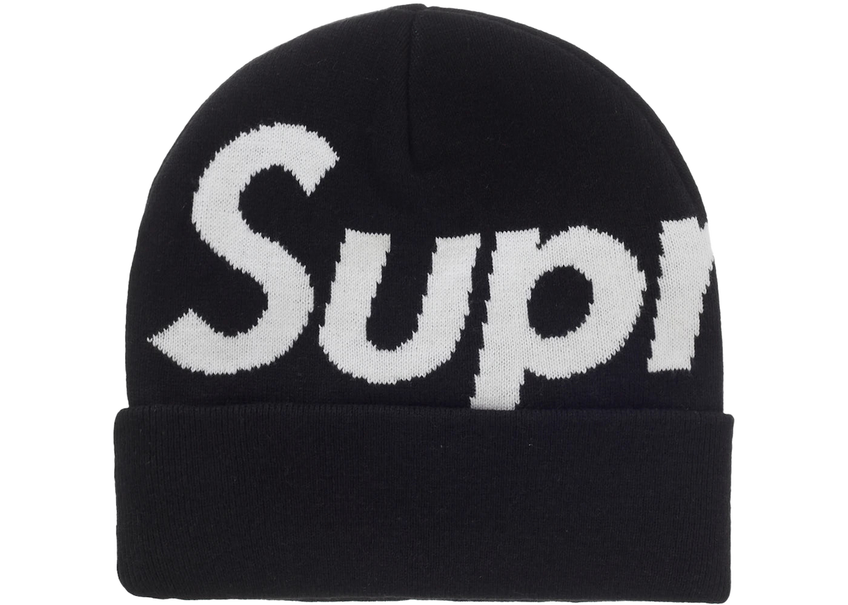 Supreme Big Logo Beanie (FW25) Black