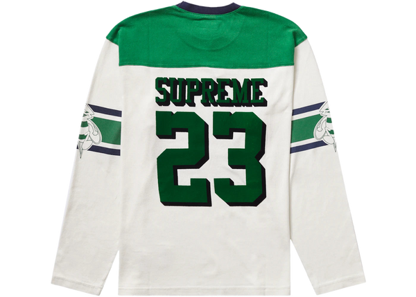 Supreme Bumblebee L/S Football Top White
