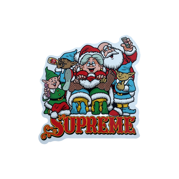 Supreme Christmas FW25 Sticker