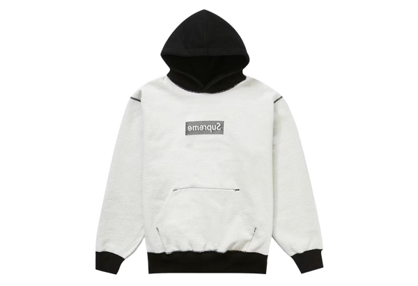 Supreme Inside Out Box Logo Hooded Sweatshirt Black