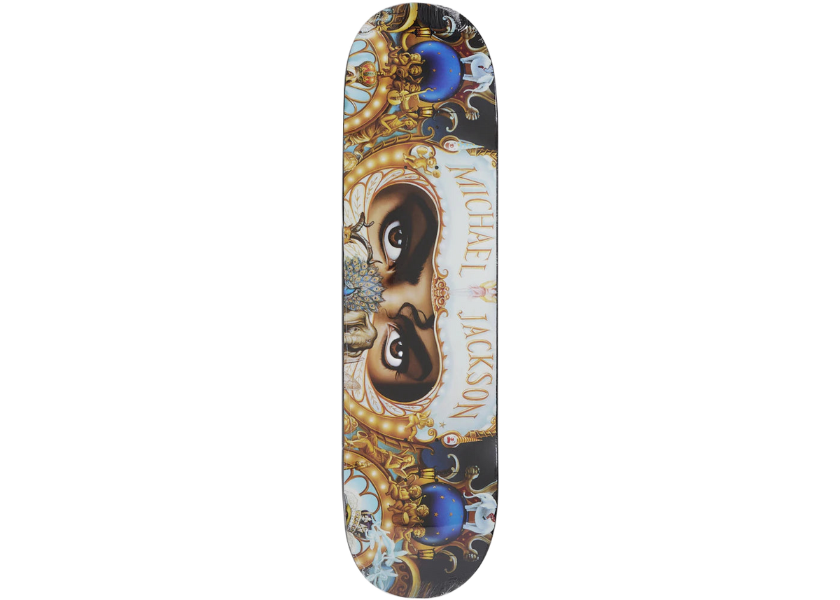 Supreme Michael Jackson Dangerous Skateboard Deck Multicolor