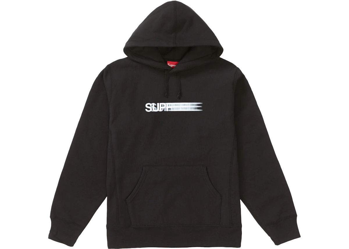 Supreme Motion Logo Hooded Sweatshirt (SS20) Black