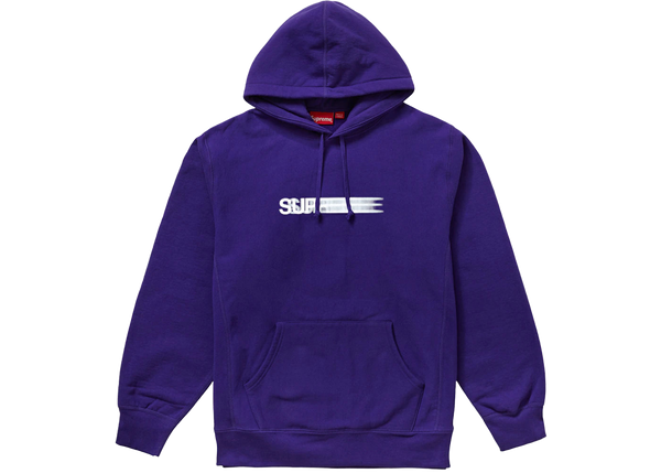 Supreme Motion Logo Hooded Sweatshirt (SS20) Purple