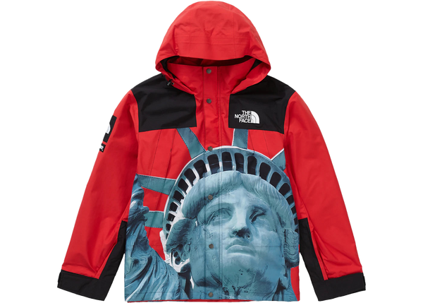 Supreme The North Face Statue of Liberty Mountain Jacket Red