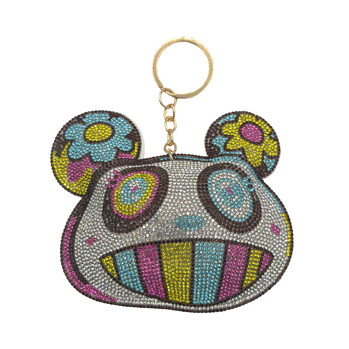 Takashi Murakami Rhinestone Panda Keychan